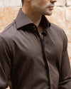 Dark Chocolate Dress Shirt