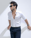 Classic White Slim Dress Shirt