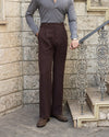 Espresso Wide-Leg Gurkha Pant