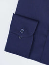 Navy Blue Slim Dress Shirt