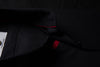 Black Formal Shirt with Red Contrast Trim