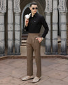 Mocha Brown Gurkha Pant