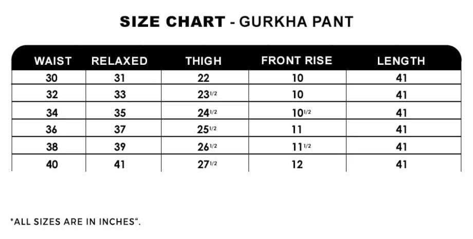 Gurkha Pants